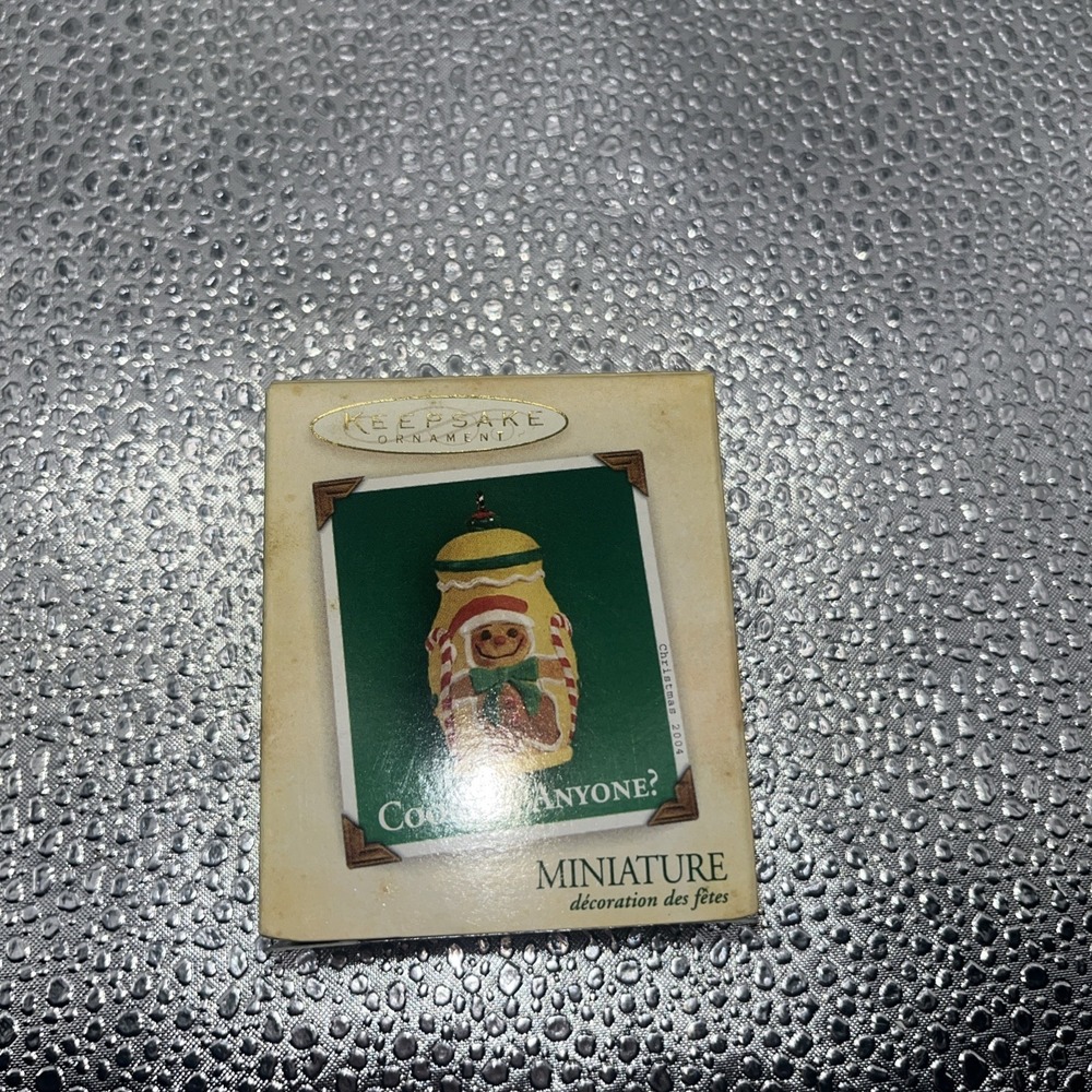 Cookies Anyone`2004`Mini-Someone's Been Baking Sweet Things,Hallmark Ornament-NW